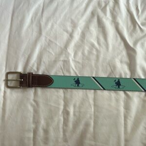 Cog Hill Mint green Peter Millar belt SIZE 34